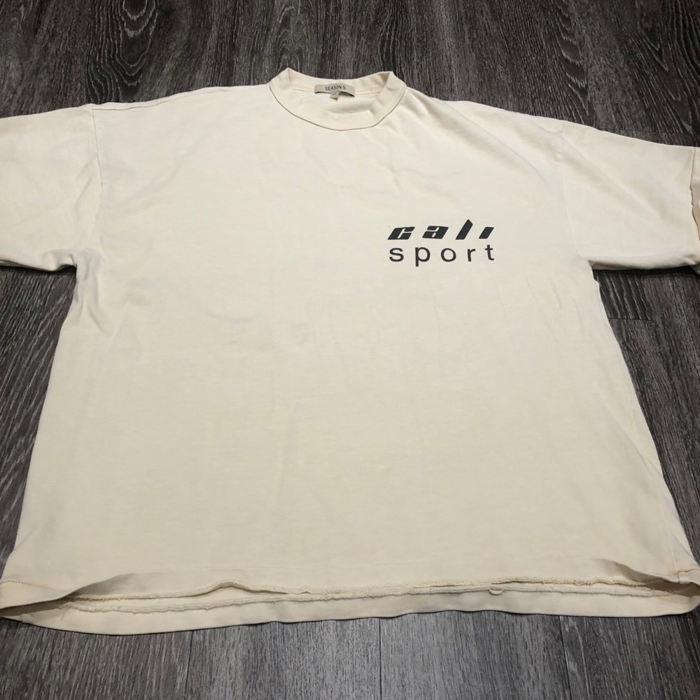 Yeezy Season 5 Cali Sport Cotton Jersey T Shirt